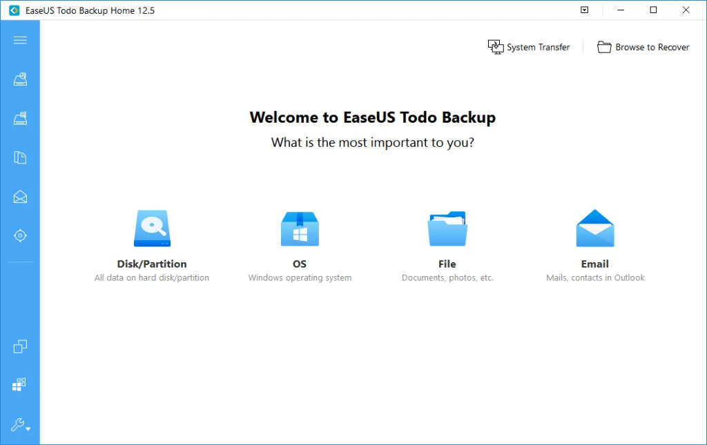 EaseUS Todo Backup Free