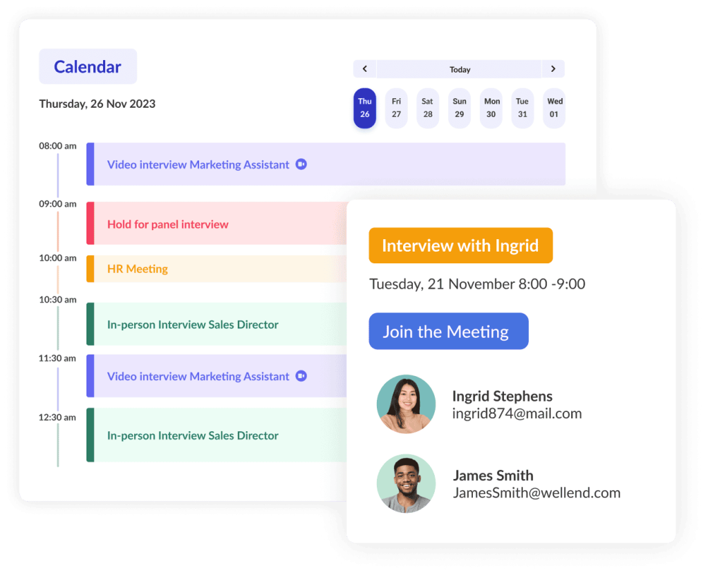 Interview Scheduling Software